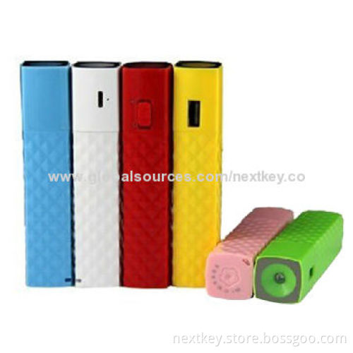 Power Bank for Samsung/Motorola/HTC/RIM's Blackberry Phones, Colorful Mascara